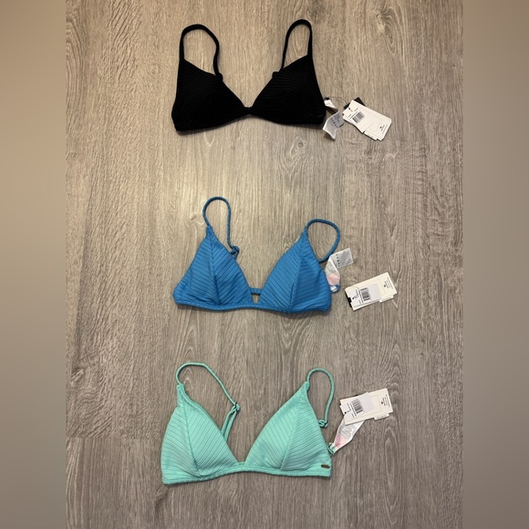 Rip Curl Other - Rip Curl Premium Surf Fixed Triangle Bikini Choose black, blue, white, or teal